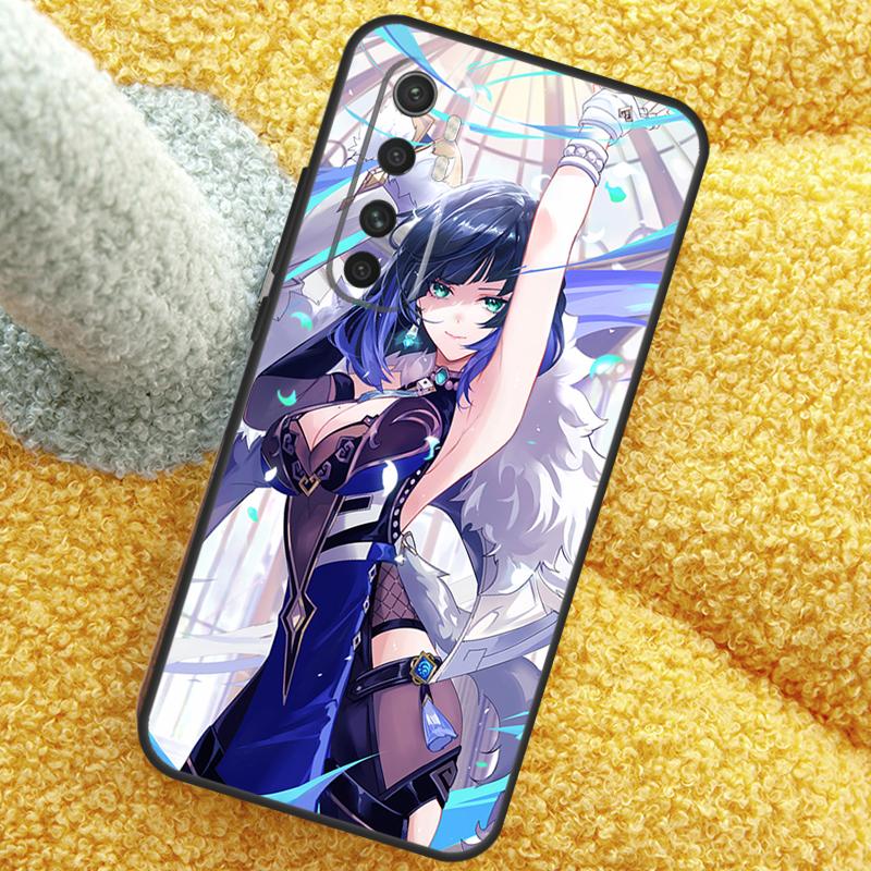 Genshin Impact Yelan Case For Xiaomi 15 14 Ultra 13T 14T 15T 17 Pro Max Cover For POCO X7 F8 Pro X3 X5 X6 F5 F6 F7