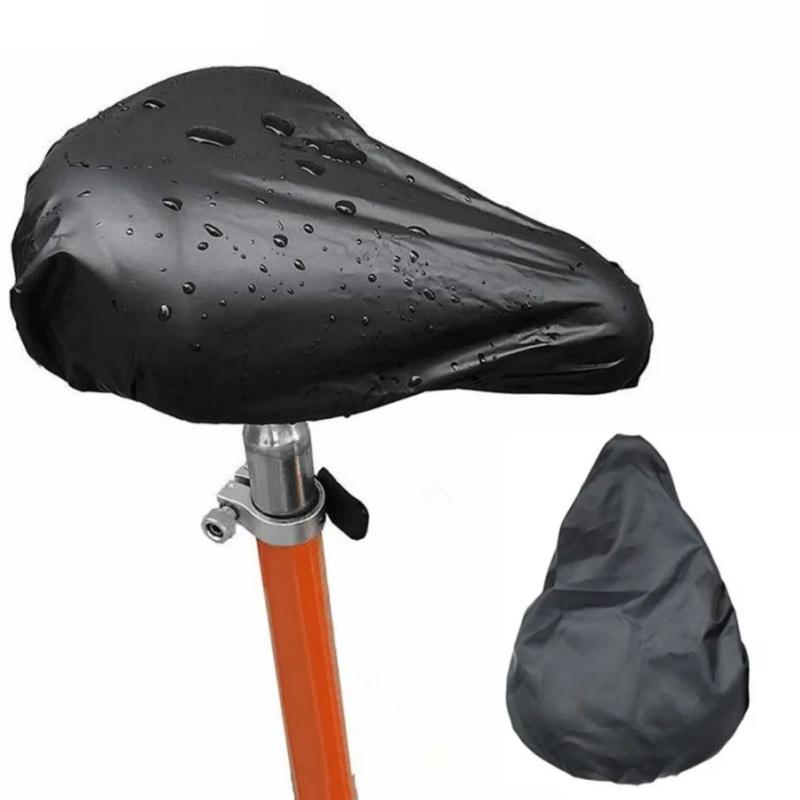 1Pc Outdoor Bike Seat Waterproof Rain Cover Elastic Dust Resistant UV Protector Rain Cover Bike Saddle Cover Bicycle Accessories