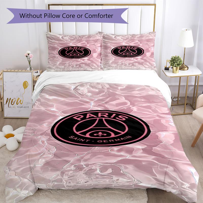 Paris Saintgermain Bedding Set Suitable For Bedrooms Soft Fabric Christmas Gift