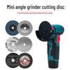 75mm Mini Lithium-ion Angle Grinder with 3" Disc for Wood, Glass, Stone, Tile, Metal Grinding, and Polishing.