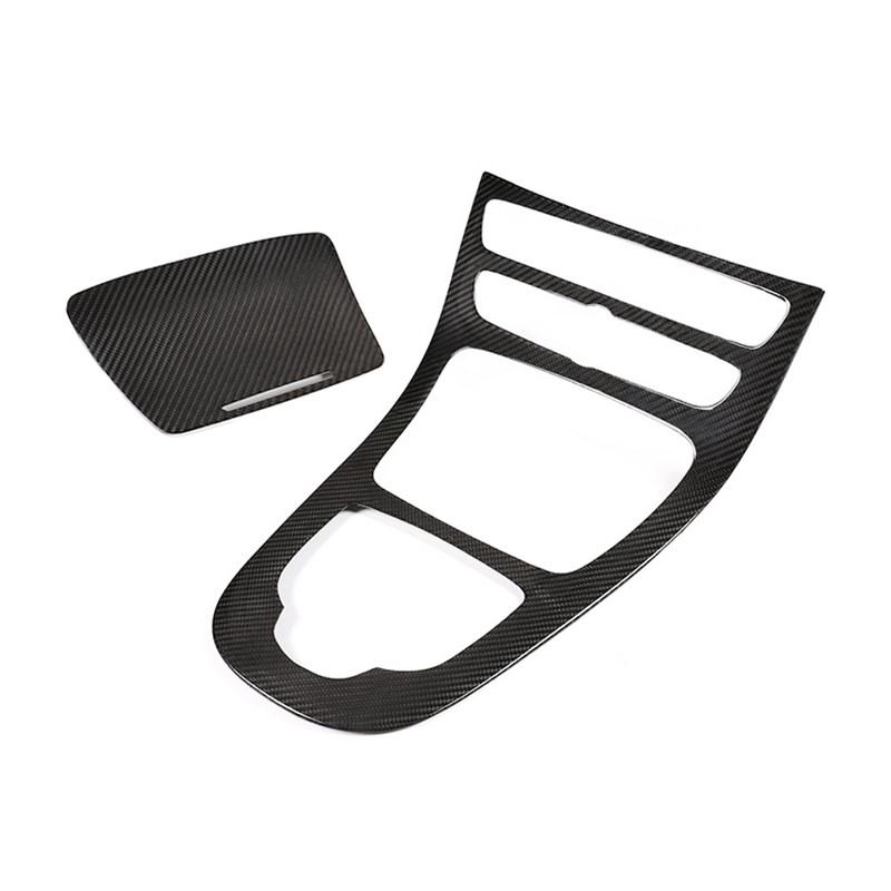 ABS Car Interior Accessories Center Console Gear Shift Panel Cover Decoration Trim For Mercedes Benz E-Class W213 2016 2017 2018