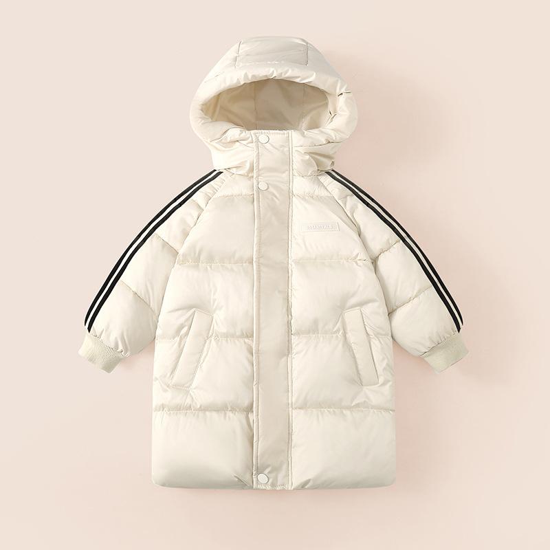 Children's down cotton-padded clothes Medium long children's clothes Boys' clothes Padded-padded clothes Girls' baby cotton-padded jackets Keep warm