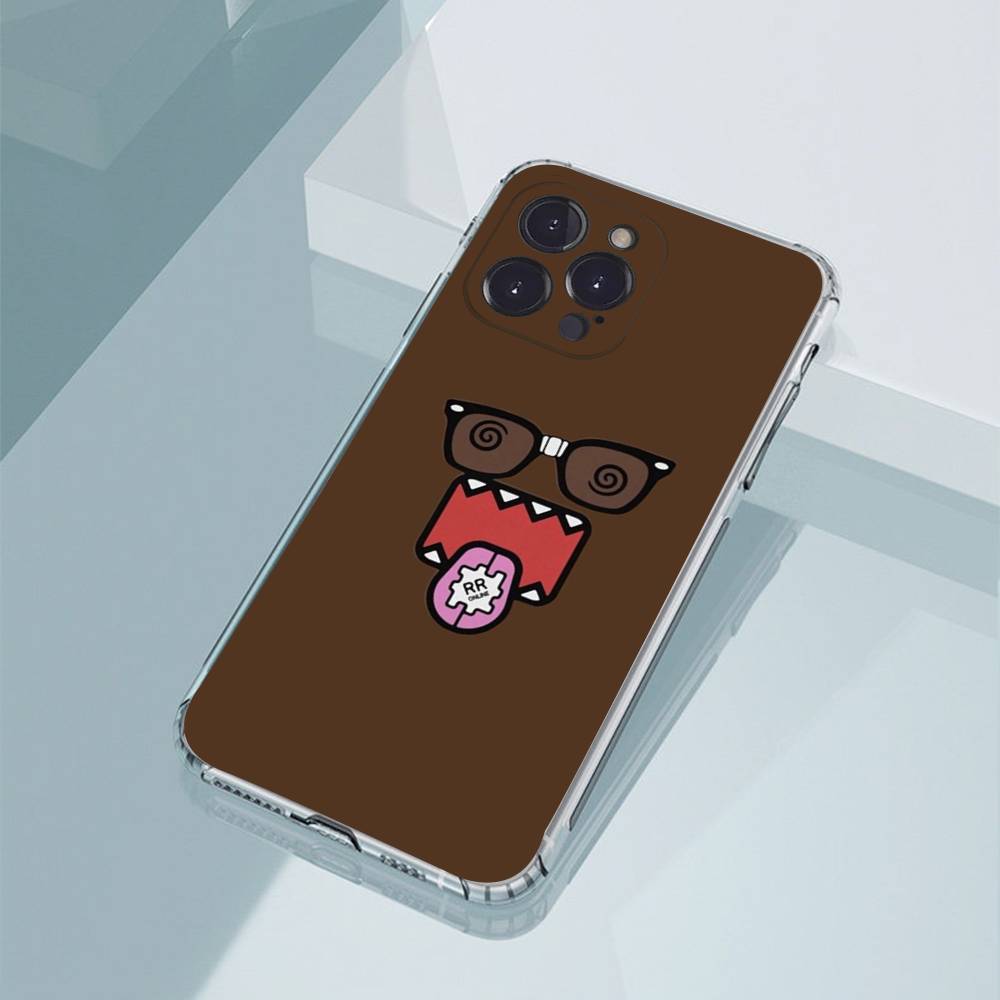 Cute Domo-kun Phone Cases For iPhone17,16,15,14,13,12,11,Pro,Max,Plus Luxury Camera Protection Plastic