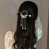 Chinese Style New Headwear Floral Hair Sticks for Women Tassel Hairpin Modern Hanfu Style Hair Clip Female Hair Accessories