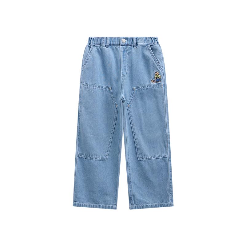 Teenie Weenie Kids Unisex Straight Leg Denim Jeans 160