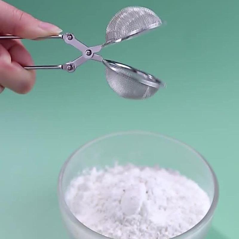 Multifunkční nerezové síto na mouku Ruční pekařské nářadí Síto Domácí kuchyňské síťové síto Síto na moučkový cukr