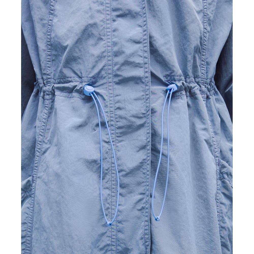 Lululemon Lightweight Woven Long Jacket Sinatra Blue