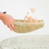 Trendy Knitted Drying Handwoven Bamboo Basket Dustpans Kitchen Supplies Vegetable Storage Tray