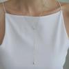 Rosee. Drop Long Necklace