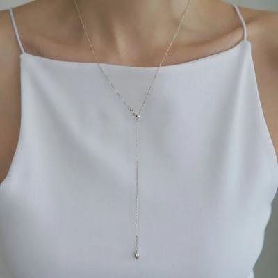 Rosee. Drop Long Necklace