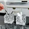 Mask Spoon Holder Cream Scoop Tabletop Makeup Storage Box For Eye Cream Pick Massage Stick Glass Candlestick Makeup Organizer
