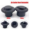 60mm 75mm Black Rotatable Air Vent Outlet For Diesel Parking Heater, AC Duct For Car Truck Camper RV Interior