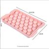 Plastic Round Ice Ball Maker with Lid