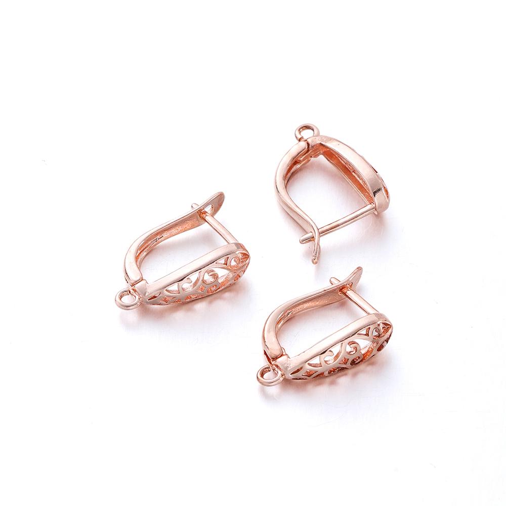 

10Pcs/Lot 19mm French Lever Earring Hooks Wire Settings Base Hoops Earrings Findings for DIY Jewelry Making Supplies
