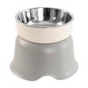 Raised Cat Bowl Detachable Stainless Steel Bowl Cat Food Dish for Cats Puppy