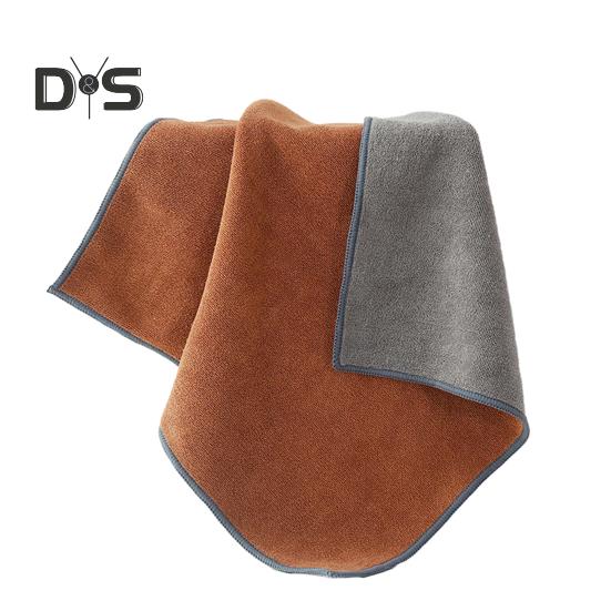 

Салфетка для чистки автомобиля, ультраабсорбирующее утолщенное безворсовое полотенце для безупречной внутренней и внешней чистки S коричневый