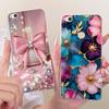 For Huawei P8 Lite 2017 Case Honor 8 Lite Luxury Flower Butterfly Painted Cover Soft Silicone Case For Huawei P9 Lite 2017 Shell