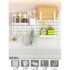 Tablero Perforado Organizador de Pared Para Sala de Juegos, Tableros Decorativos de Almacenamiento en Pared, Estante Organizador de Almacenamiento de Cocina, Accesorios para Tablero Perforado