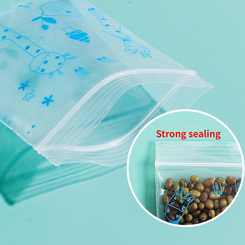 Thickened Self Sealing Tote Cartoon Photo Jewelry Packaging Sack Cute Colored Plastic Packaging Handheld Account Decoration and Sorting Bag