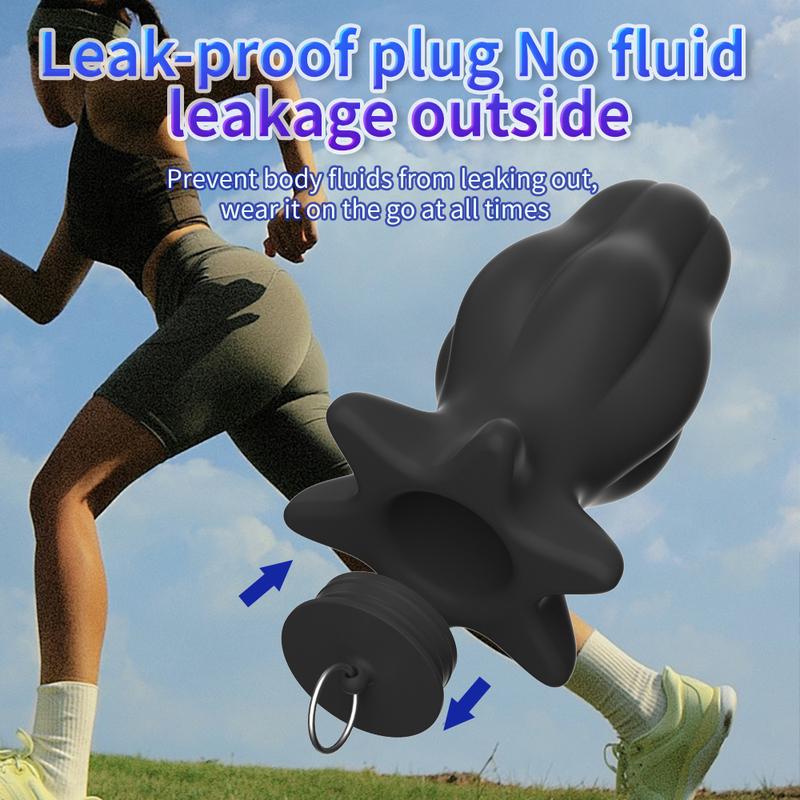 Hollow Anal Plug for Women Men Couples Anal Sex Enema Anal Dilator Hollow Silicone Butt Plug Anus Expansion Adult Sex Toys