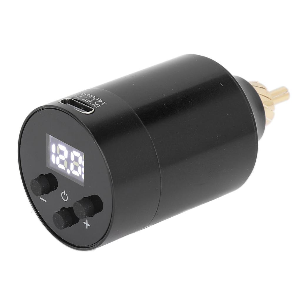 Tattoo Power Supply 1400mAh Wireless Tattoo Battery Voltage Interface Power Supply with Wire