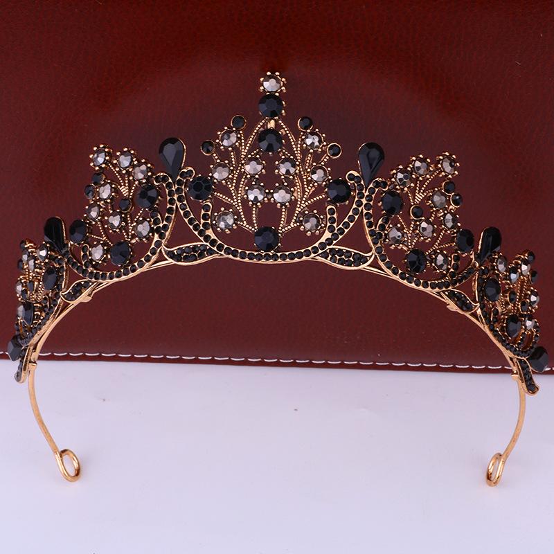 New Fashionable Princess Crystal Crown Headwear Bride's Wedding Dress Dress Accessory  Beauty Pageant Performance Queen's Crown