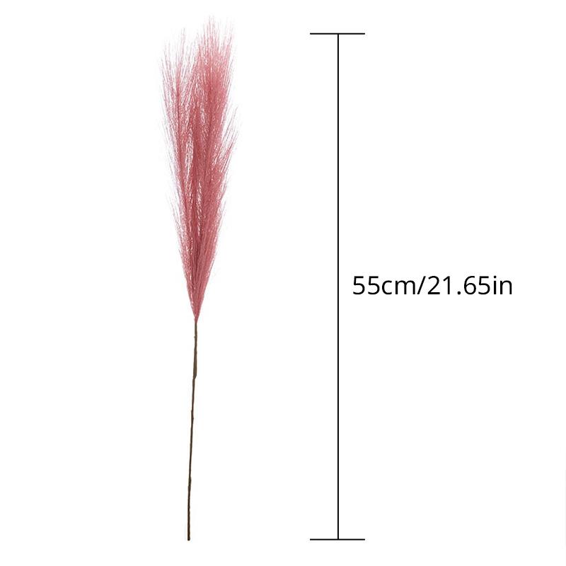 10 bucăți 55 m stuf simulat iarbă pampas stuf artificial simulat stuf iarbă