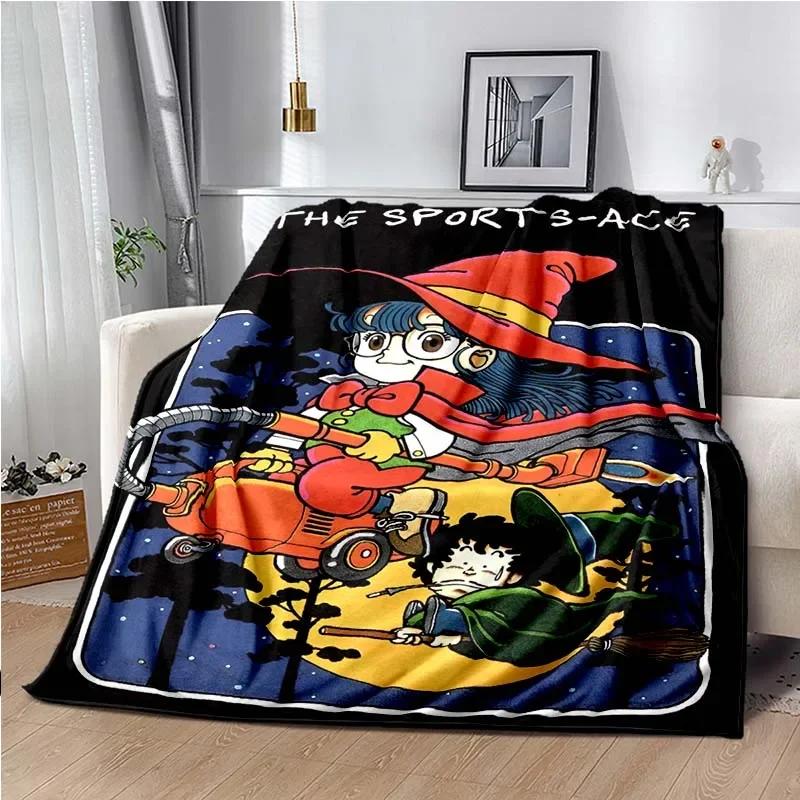 Cute Anime DR S-Slump A-Arale Blanket Super Soft Cartoon kawaii Blanket for Travel Bedding Couch Sofa Bed Blanket Birthday Gift