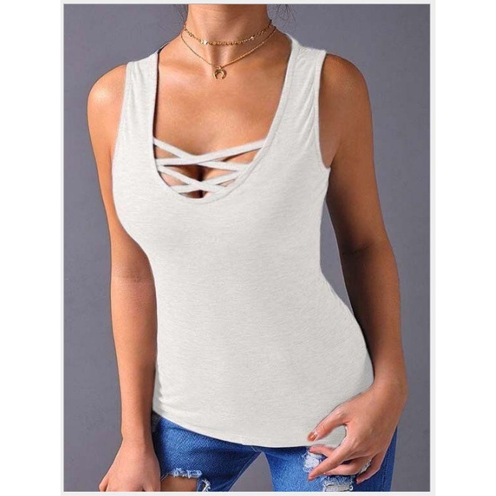 

Новый женский модный жилет без рукавов, блузка, женские однотонные топы на бретелях, повседневная футболка с графическим рисунком, женские повседневные летние топы, футболки XXXL белый