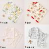 Baby Boys Girls Cotton Pajama Sets With Antibacterial Fabric For Newborns