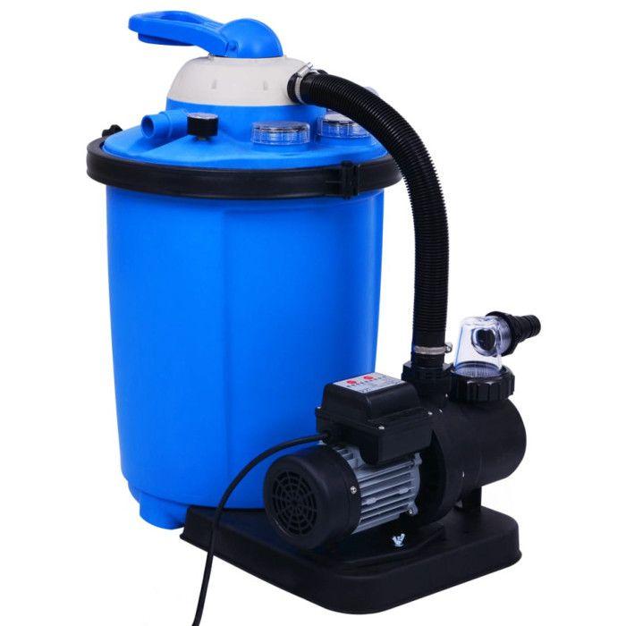 VidaXL Sand Filtration Pumps with Electric Timer Sand Filter Pool Filter with a Durable Pre-filter 550 92292