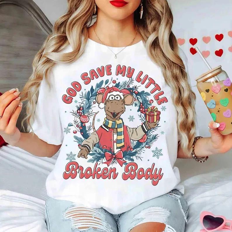 Funny God Save My Little Broken Body Shirt Rizzo The Rat Muppet T S