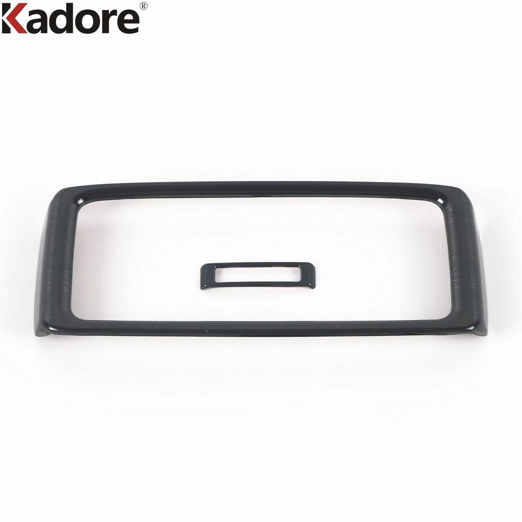 For Honda CRV CR-V  2024 Carbon Fiber Car Armrest Box Rear Air Condition Vent Outlet Cover Trim Interior Accessories