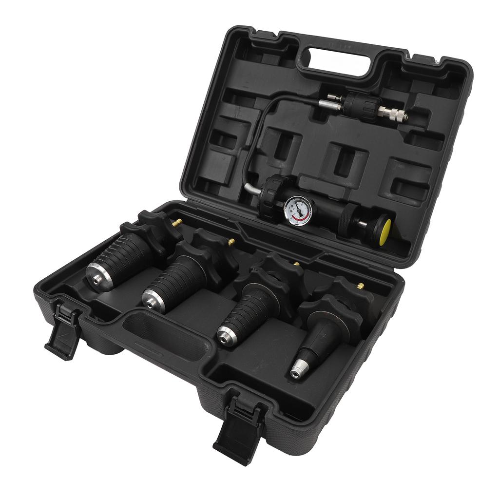 5PCS Cooling System Pressure Test Kit with Gauge Efficient High Accuracy Universal Fit for Automotive