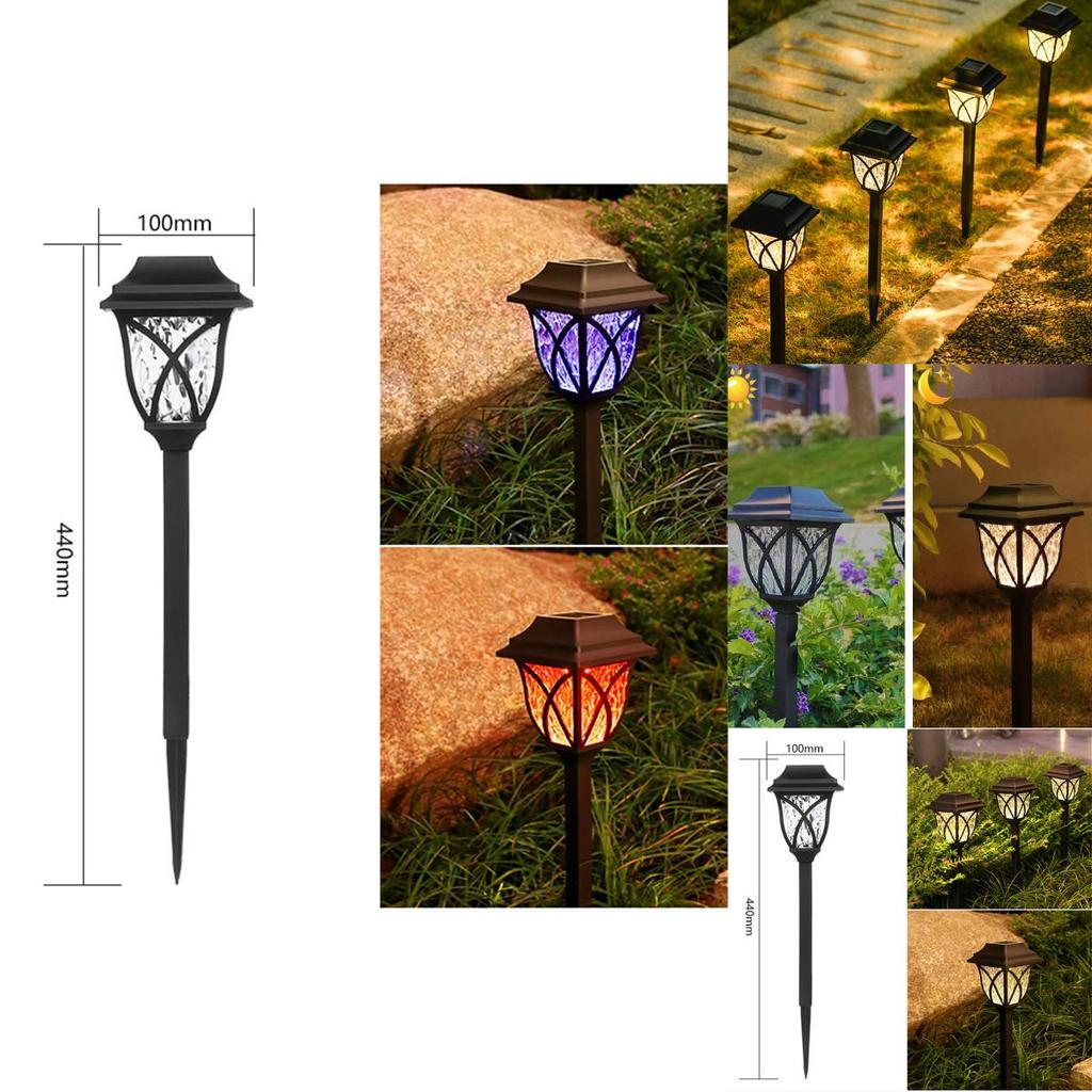 Solarbetriebene LED-Gartenleuchte mit wasserdichtem Design für die Außendekoration