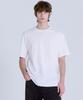 Basic House Uni Relaxed Fit Round Neck Short Sleeve T-Shirt White Lats0105 (Type B)