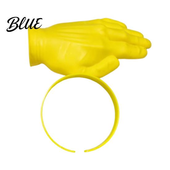 Summer Sun Hat Hand-Shaped Visor 3D Printed Funny Novelty Headwear Outdoor for Activities Unique Face Shield Gardening Hiking Beach Ergonomic