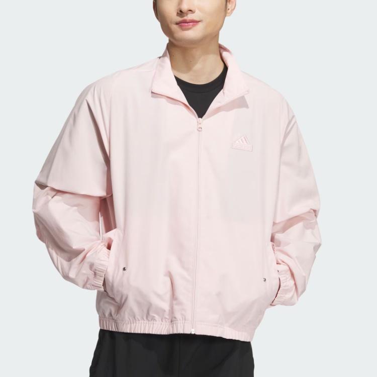 Adidas ST WOVEN JACKET Jackets & Coats Unisex Sand Brown Pink JI6659