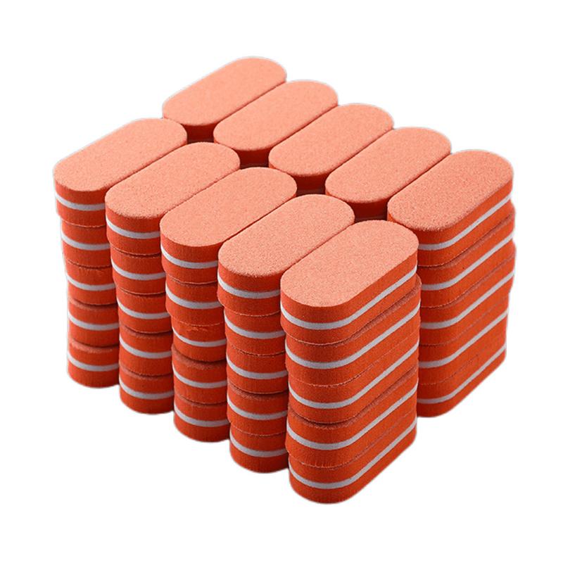 10 Pcs Double Color Mini Nail Sponge File Buffer Block Buffing Sanding File Pedicure Manicure Tool Gel Supplies Accessories
