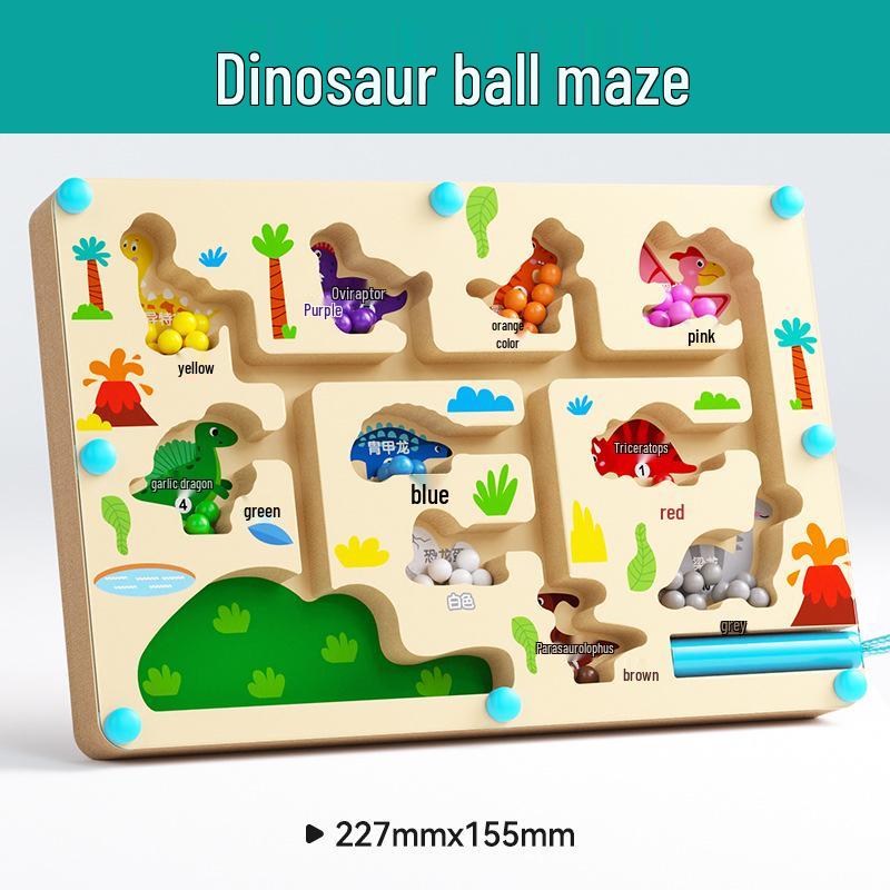 Children's Wooden Educational Color Sorting Maze Toy