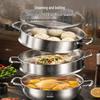 KOBACH German-Style 304 Stainless Steel Steamer Wok