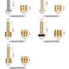 50 Set Bicycle Brake Olive Alloy Bike Hydraulic Disc Brake Needle Olive Connect Inserts For SHIMANO BH90 BH59 SRAM MAGURA TEKTRO