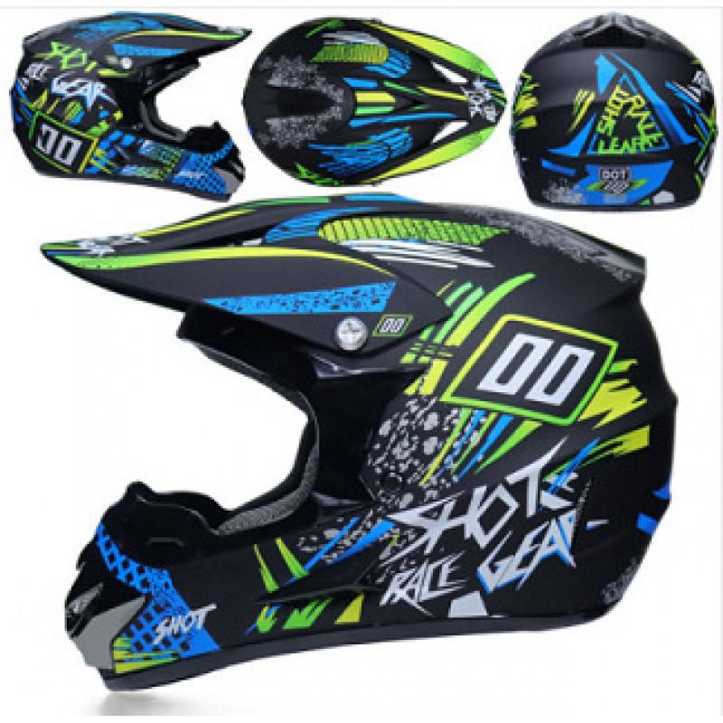 Full Face Motorcycle Helmet Off-Road Dirt Bike ATV Trail Riding Adult Unisex ABS Safety Gear S M L XL
