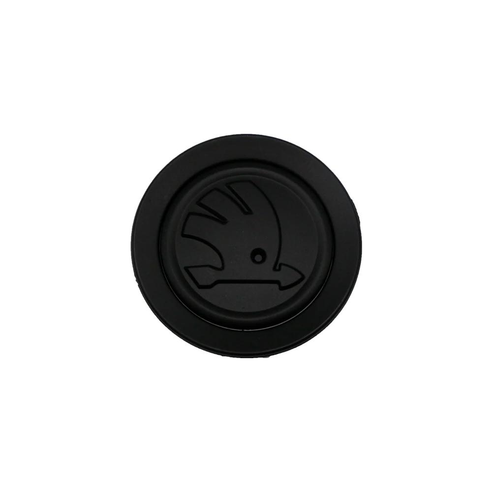Car Steering Wheel Badge Emblem Sticker Auto Interior Accessories For Skoda Yeti Kodiaq Octavia Karoq Kamiq Fabia Rapid Superb