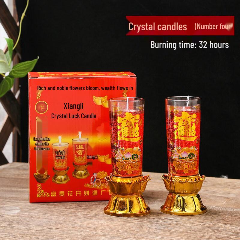 LIEI Smokeless Crystal Candle