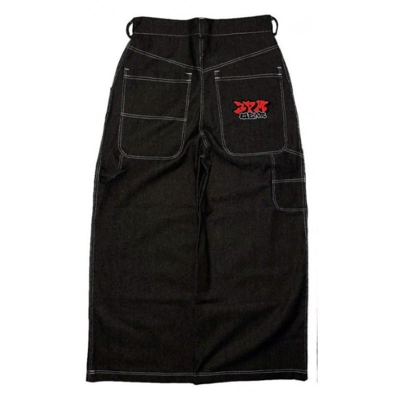 Mens Y2K Gothic Denim Jeans Loose