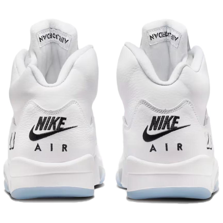 Air Jordan 5 Retro Wit Metallic 2026 Heren Sneakers Metallic-Zilver Zwart HQ7978-103