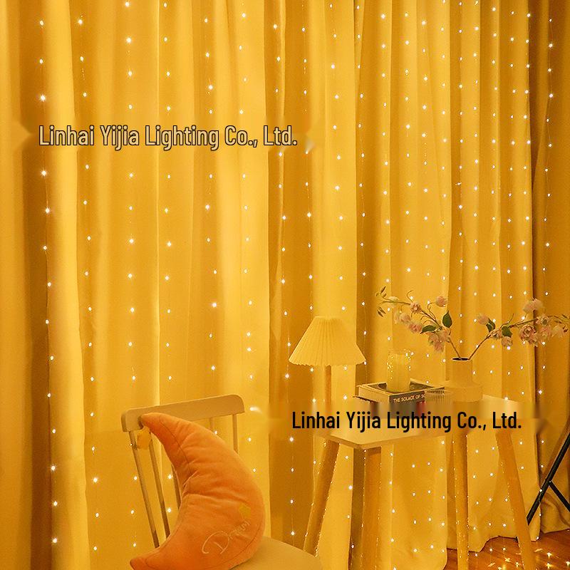 

USB Remote Controlled 300 LED Curtain String Lights - Copper Wire, Icicle Fairy Lights for Christmas, Weddings, and Holidays 3*1 with 100 LEDs (Alloy Wire)