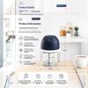 Wireless Electric Garlic Chopper 2 Stainless Steel Blades 250Ml Glass Container For Home Kitchen Mincing Garlic Veggies Spices