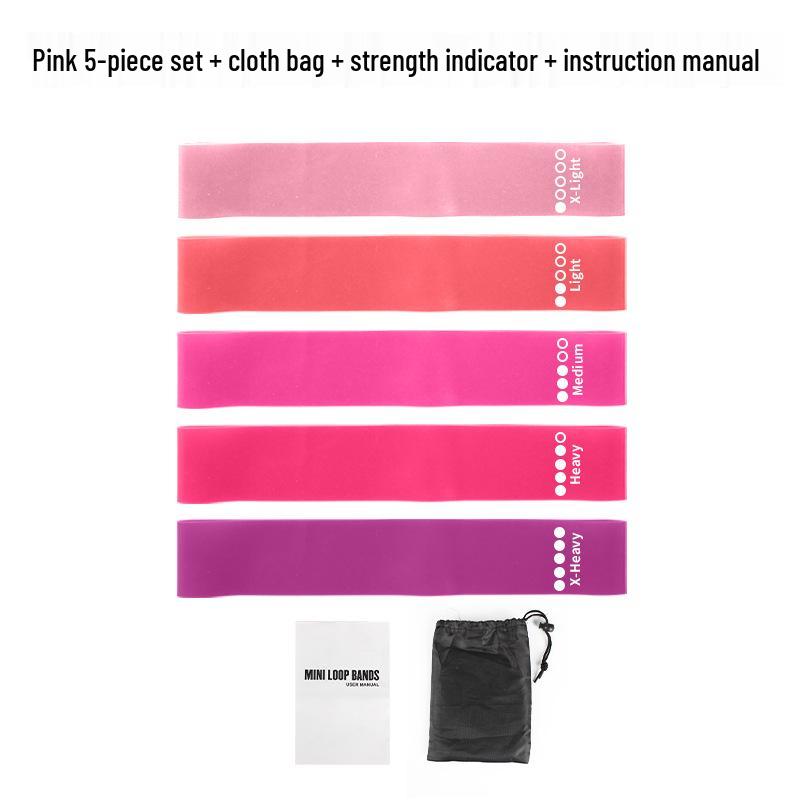 Elastic Yoga Resistance Bands for Glute and Shoulder Workouts